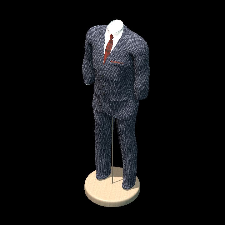 Suit on stand 3