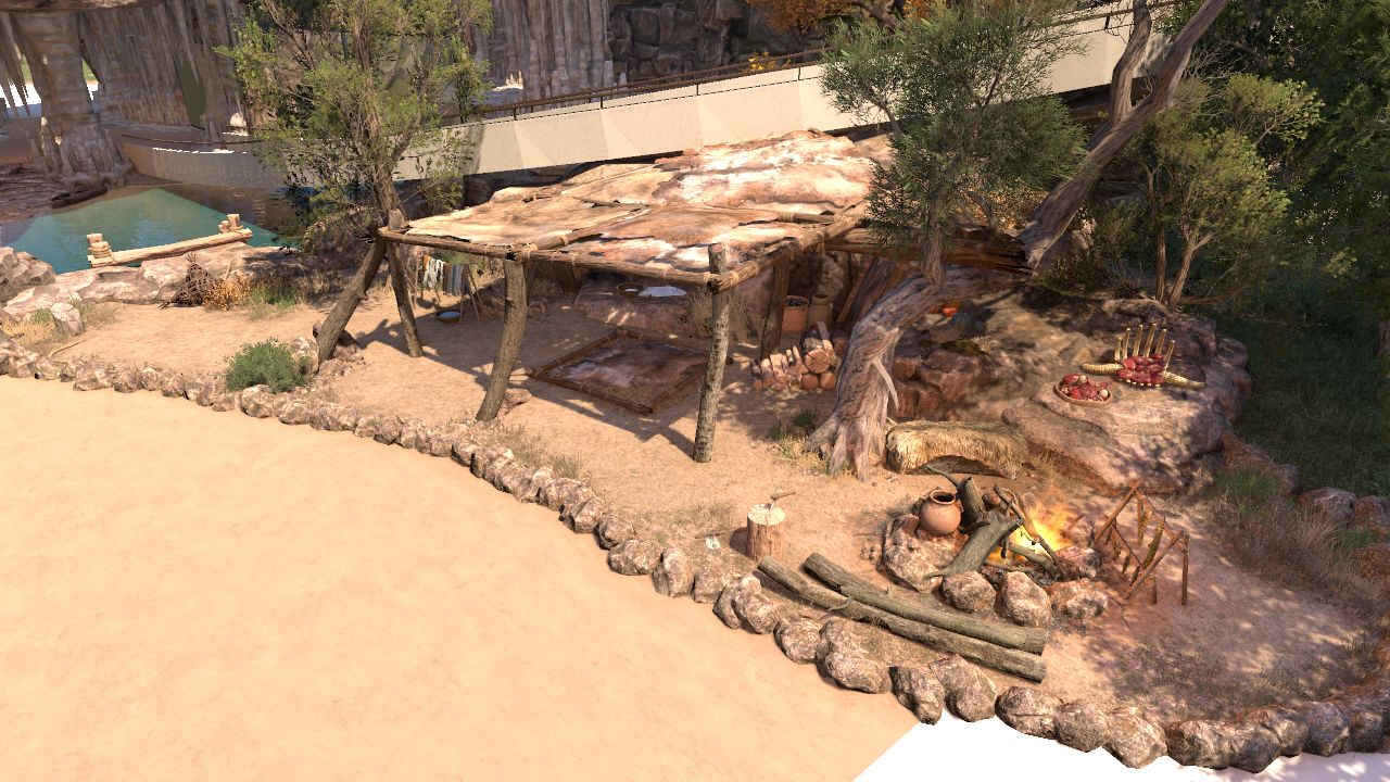 Stone Age Settler Diorama