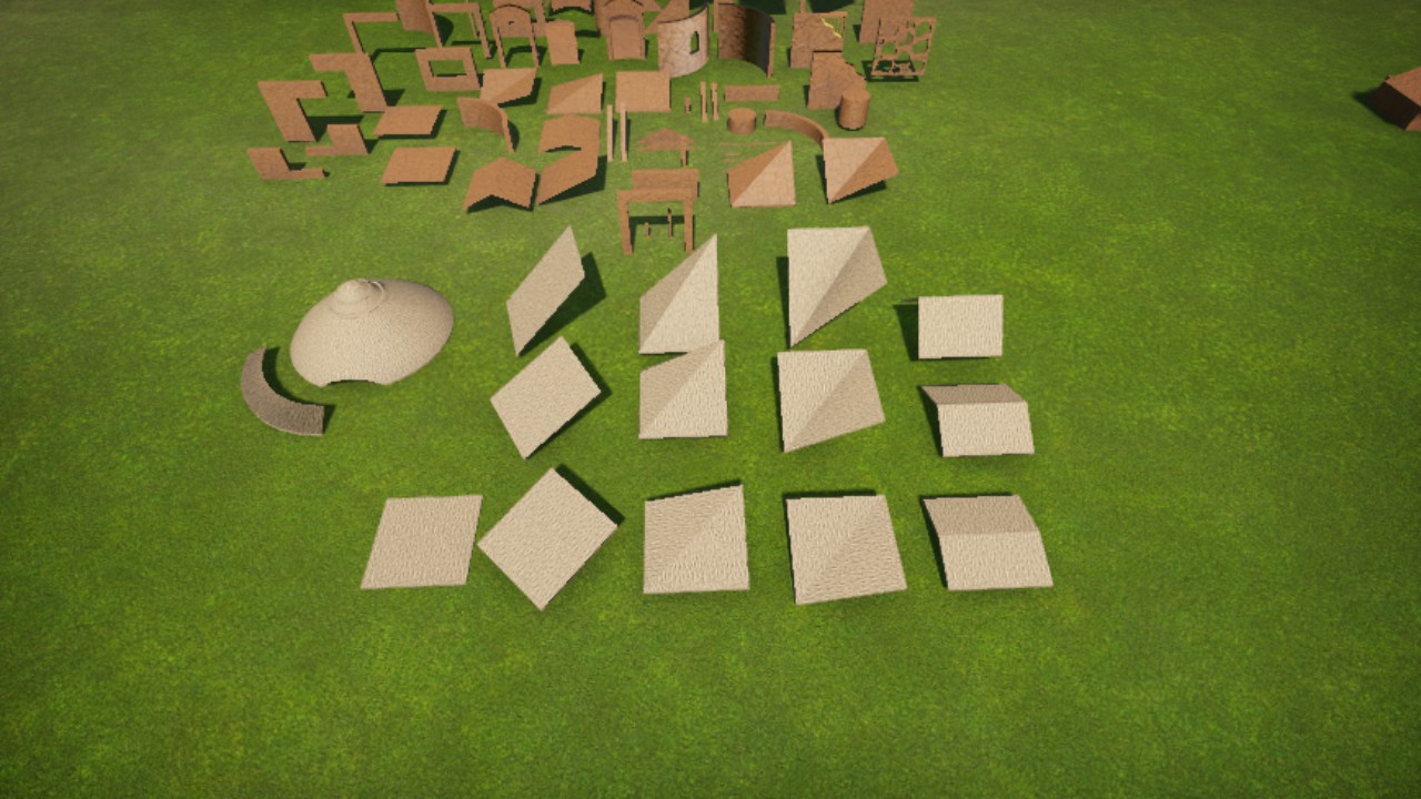 1m Outer Corner Thatch