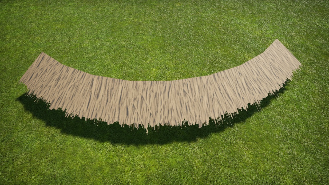 Thatched Corner Detail Natural Edge
