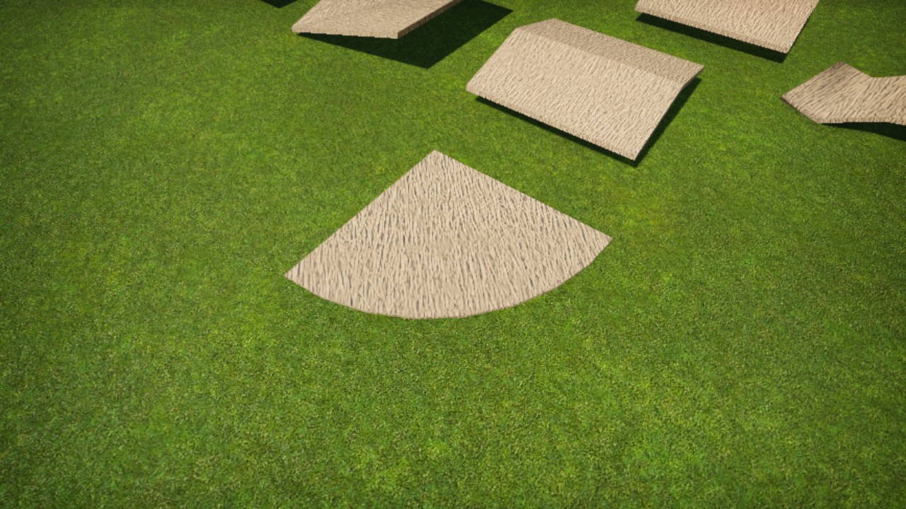 Flat Curved Roof