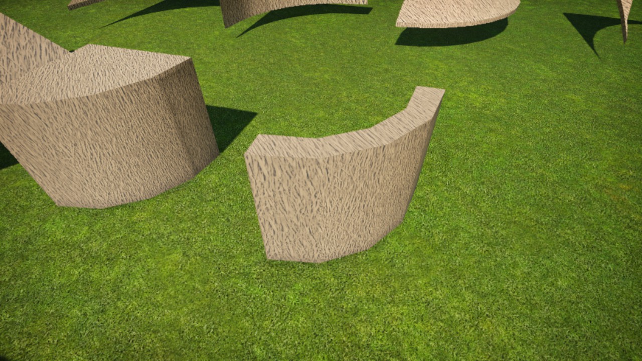 2m Beveled Corner Wall