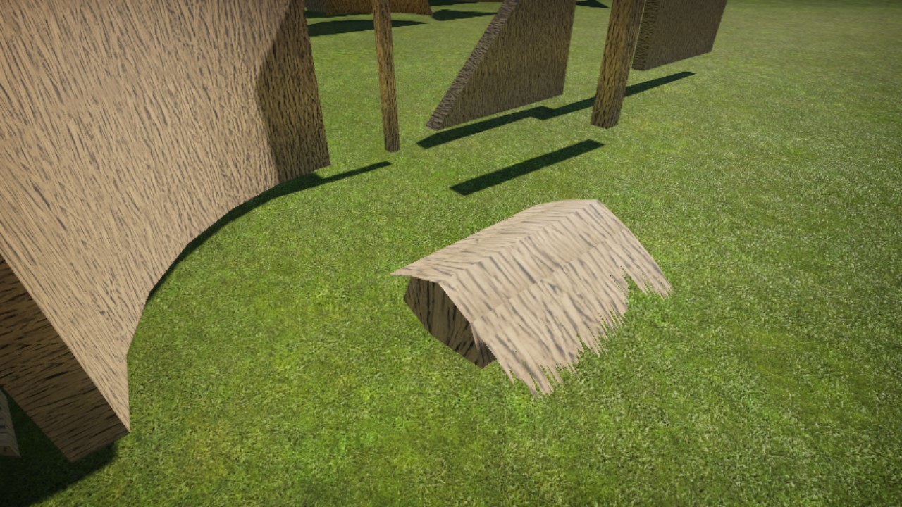 Thatched Roof Top Trim 1m