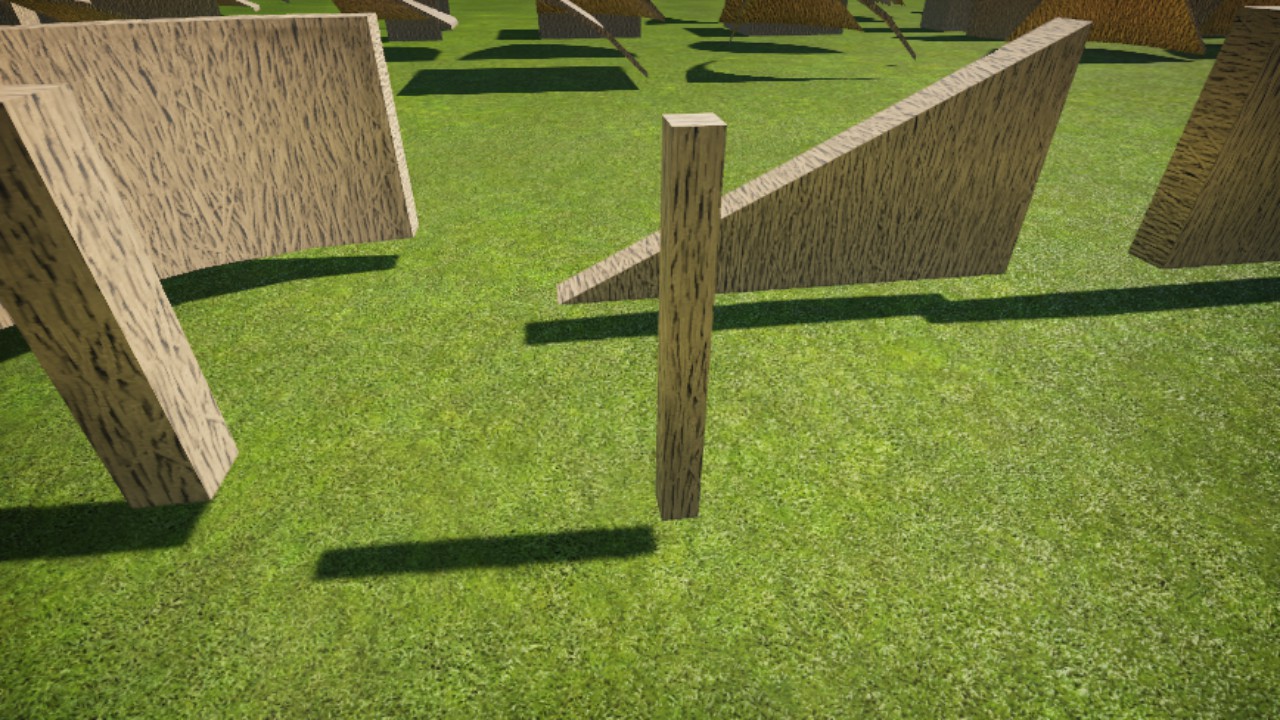 2m Post Thatched