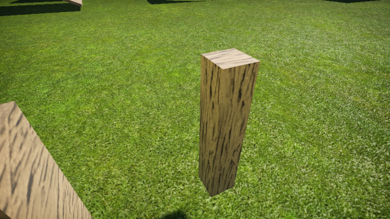 1m Post Thatched