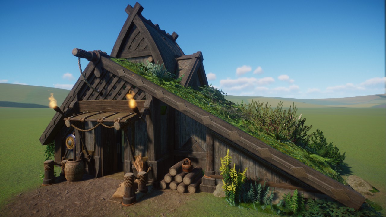 Nordic Grass Roof Facility Shell (Keeper's Hut)