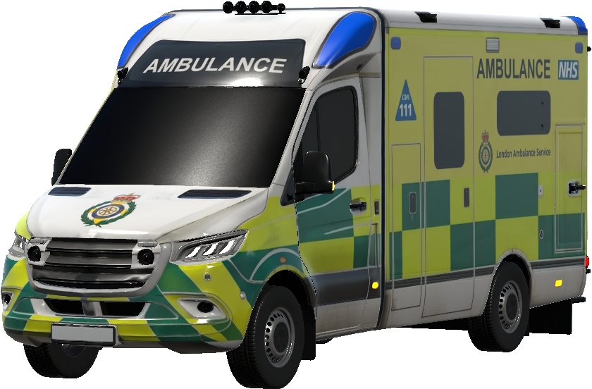 LAS Ambulance - coressed on dc