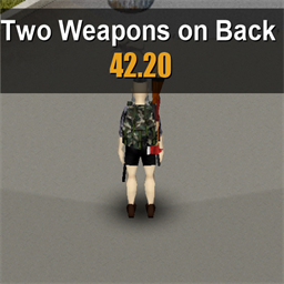 [B42.20] Two Weapons on Back – Project Zomboid Mod