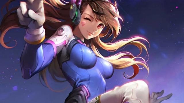 R-18 D.va (Overwatch) animated Glow Tablet Medkit