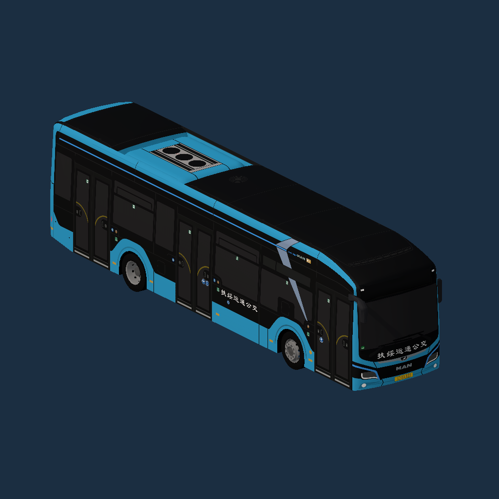 Fusui Yuntong Bus [3-D](MAN Lion's City 12E by _T_B_N_)