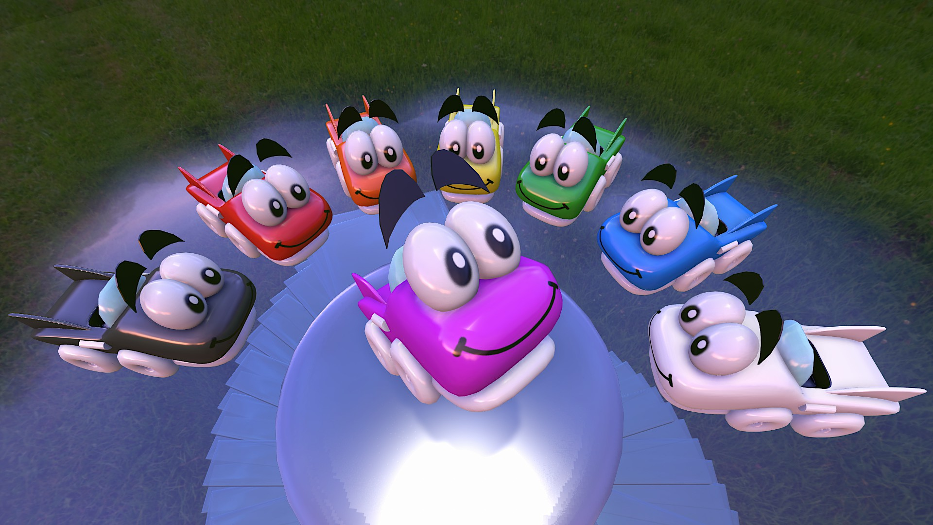 Colorable Putt-Putt Model