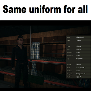 Same uniform for all