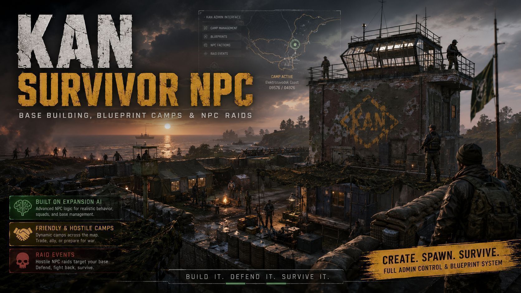 KAN Survivor NPC - Expansion AI Camps