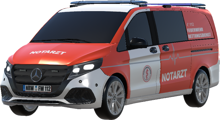 Stadtneutraler Feuerwehr Bochum NEF Skin