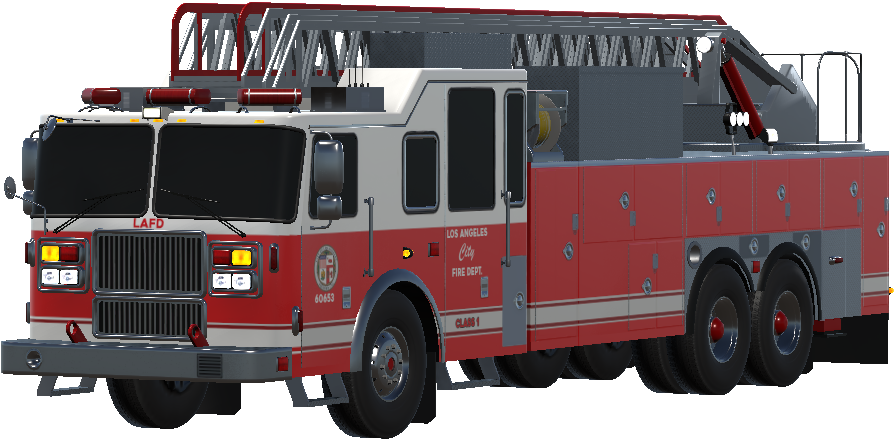 LAFD Ladder Truck preview
