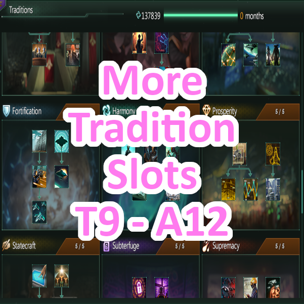More Tradition Slots T9-A12
