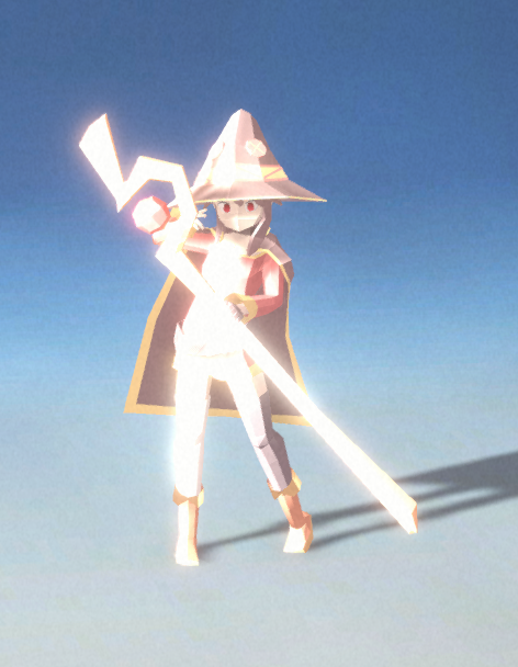 Low Poly Konosuba Megumin Display