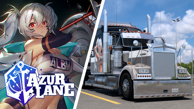 Kenworth W900 USS Alabama - Azur Lane [Combo Skin]