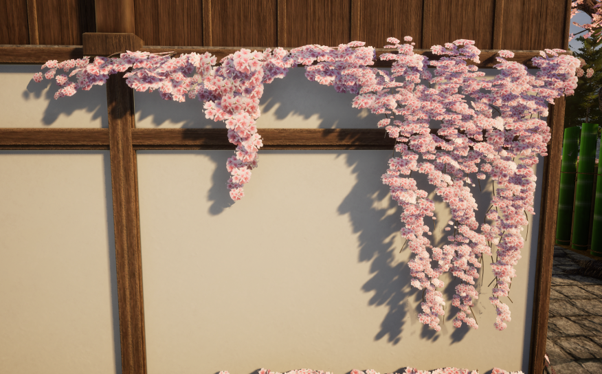 Pink Flower Ivy