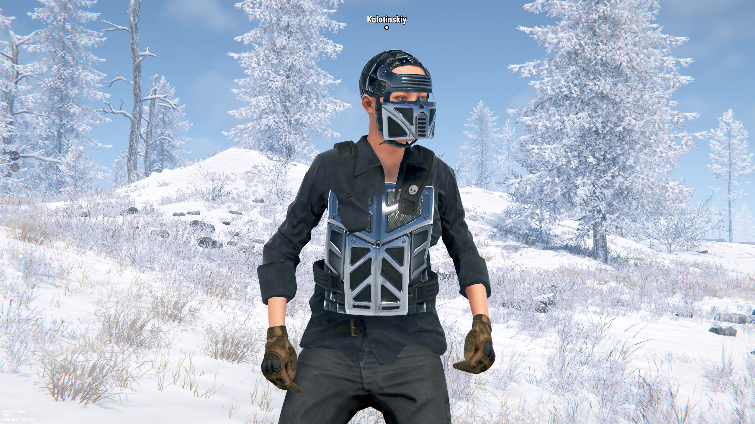 Black OPS Metal Facemask