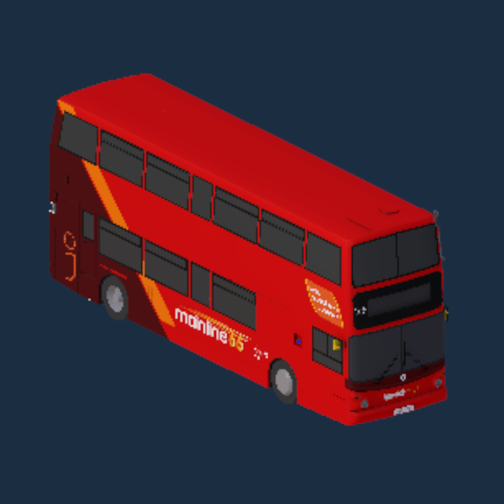Alexander ALX400 First Eastern Counties Ipswich Reds Mainline 66 Branded