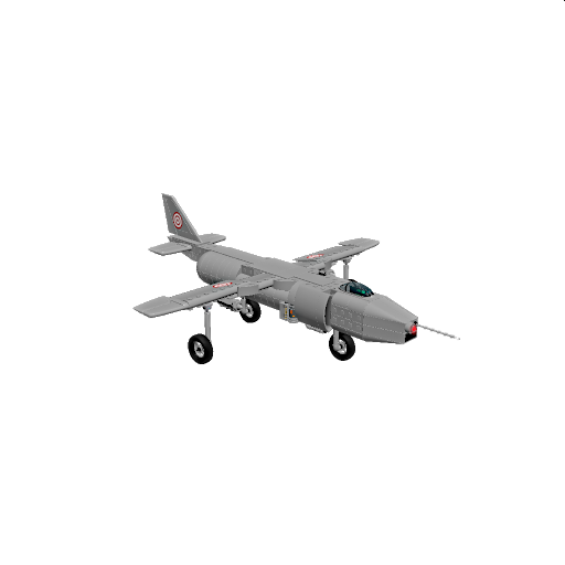 British GR.MK5 fighter jet V1.3