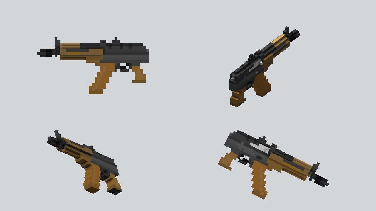 AKs-74u l Wooden