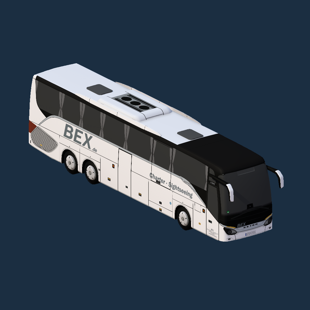 Setra S516 HD (3-Achser) - BEX (Rollstuhl Lift V2)