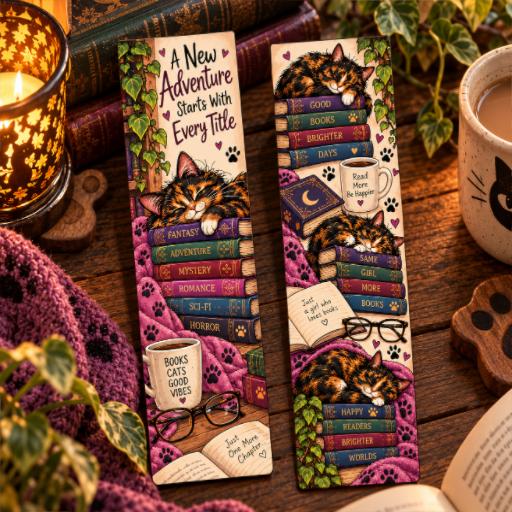 Cute Cat Bookmark preview