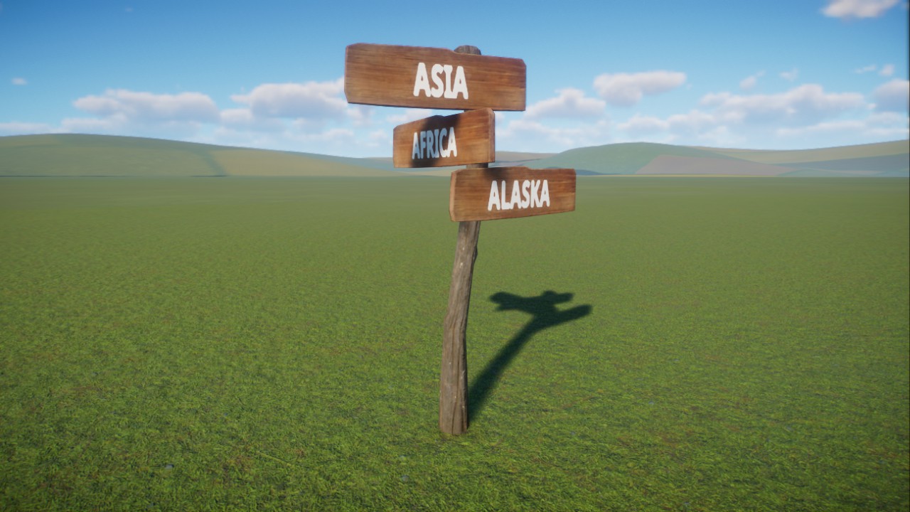 Signpost Asia, Africa and Alaska (ZOOM Erlebniswelt Gelsenkirchen) preview