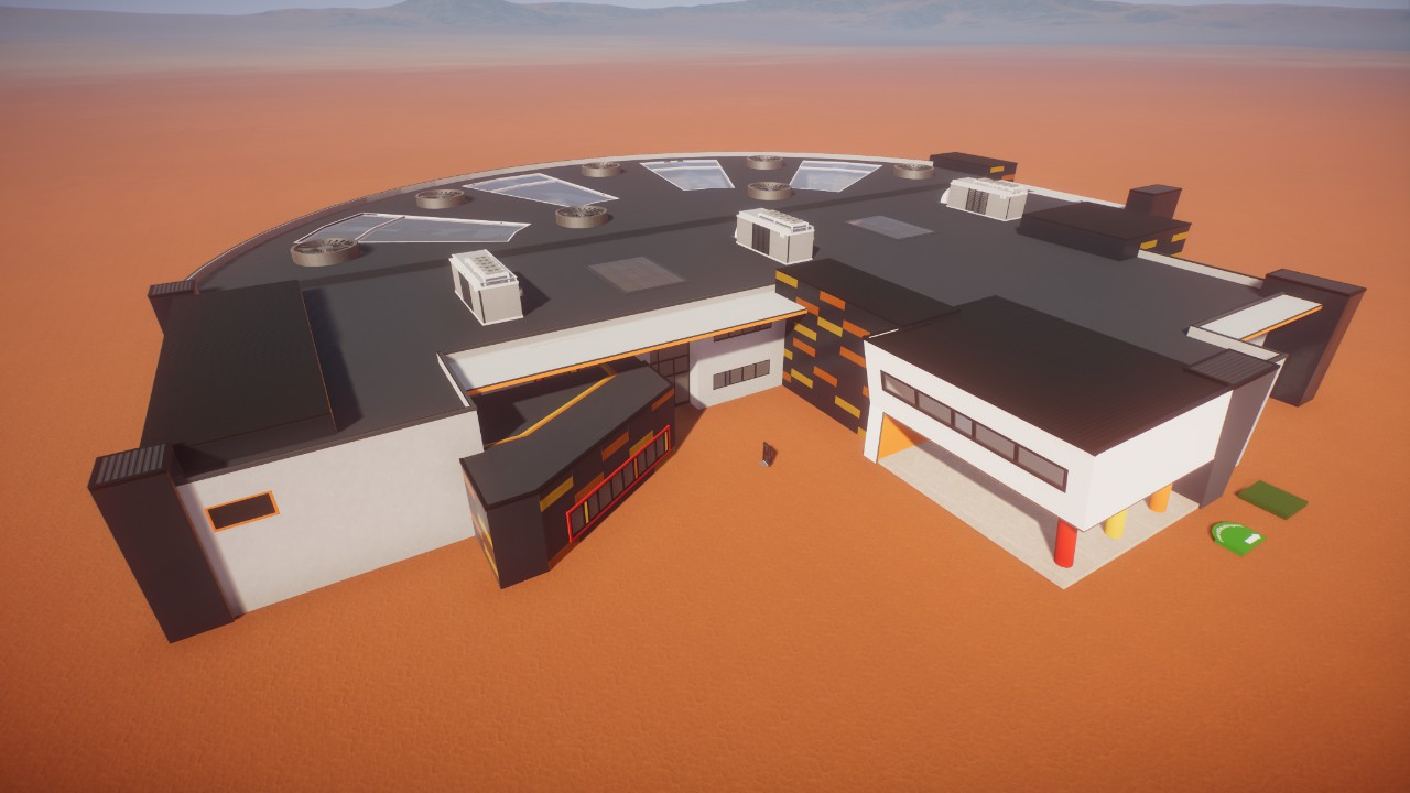 Giant/Large Moderm Industrial sized building shell
