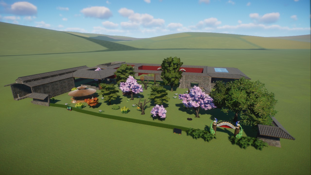 Peacock enclosure preview