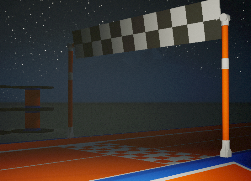Short flat track
