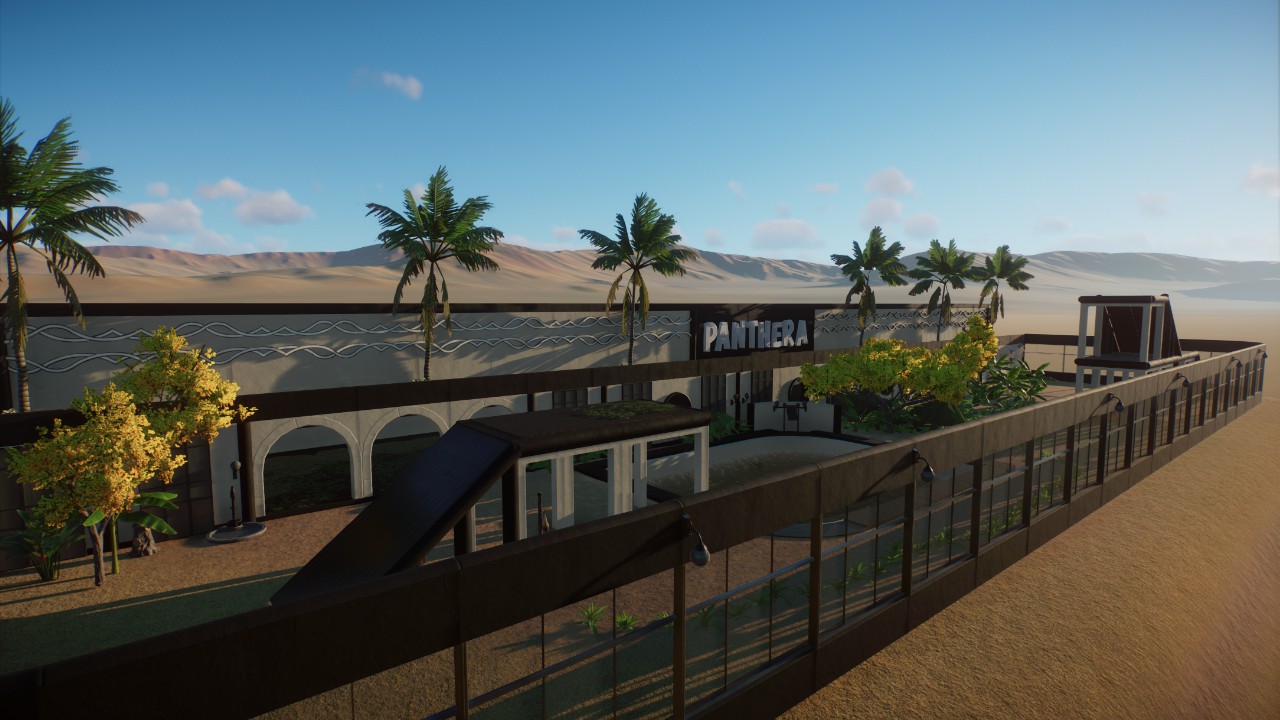 Art Deco Jaguar habitat