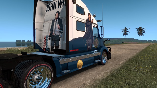 John wick For kenworth t680, peterbilt Viper and VOLVO VNL