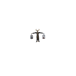 Demon with cages figurine preview