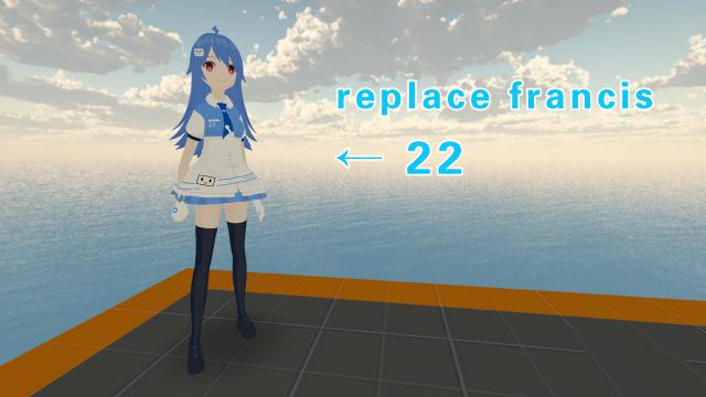 bilibili 22（哔哩哔哩 22娘）replace francis