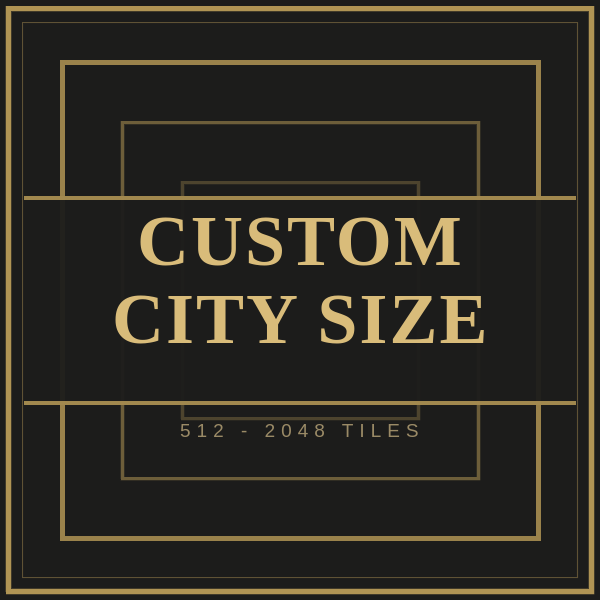 Custom City Size