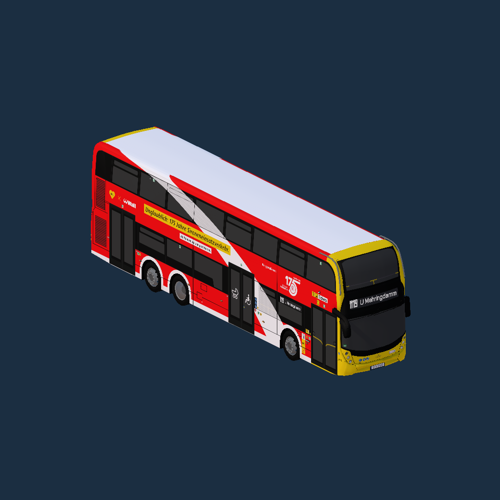 ADL Enviro 500 - BVG - 175 Jahre Feuerwehr