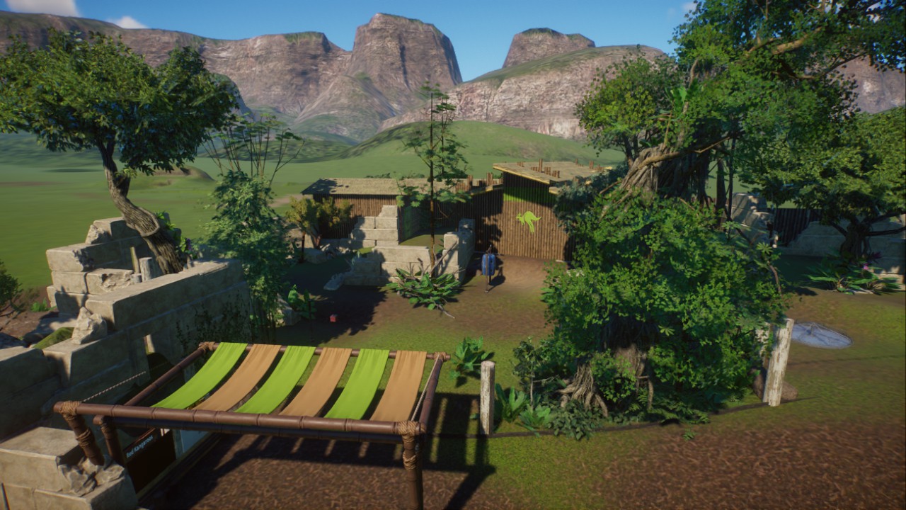 Kangaroo Tropical Ruins Habitat