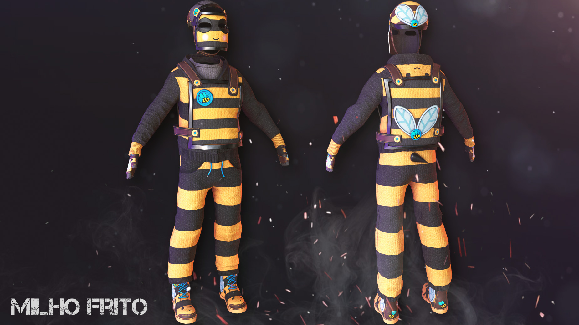 Bee Cosplay Facemask