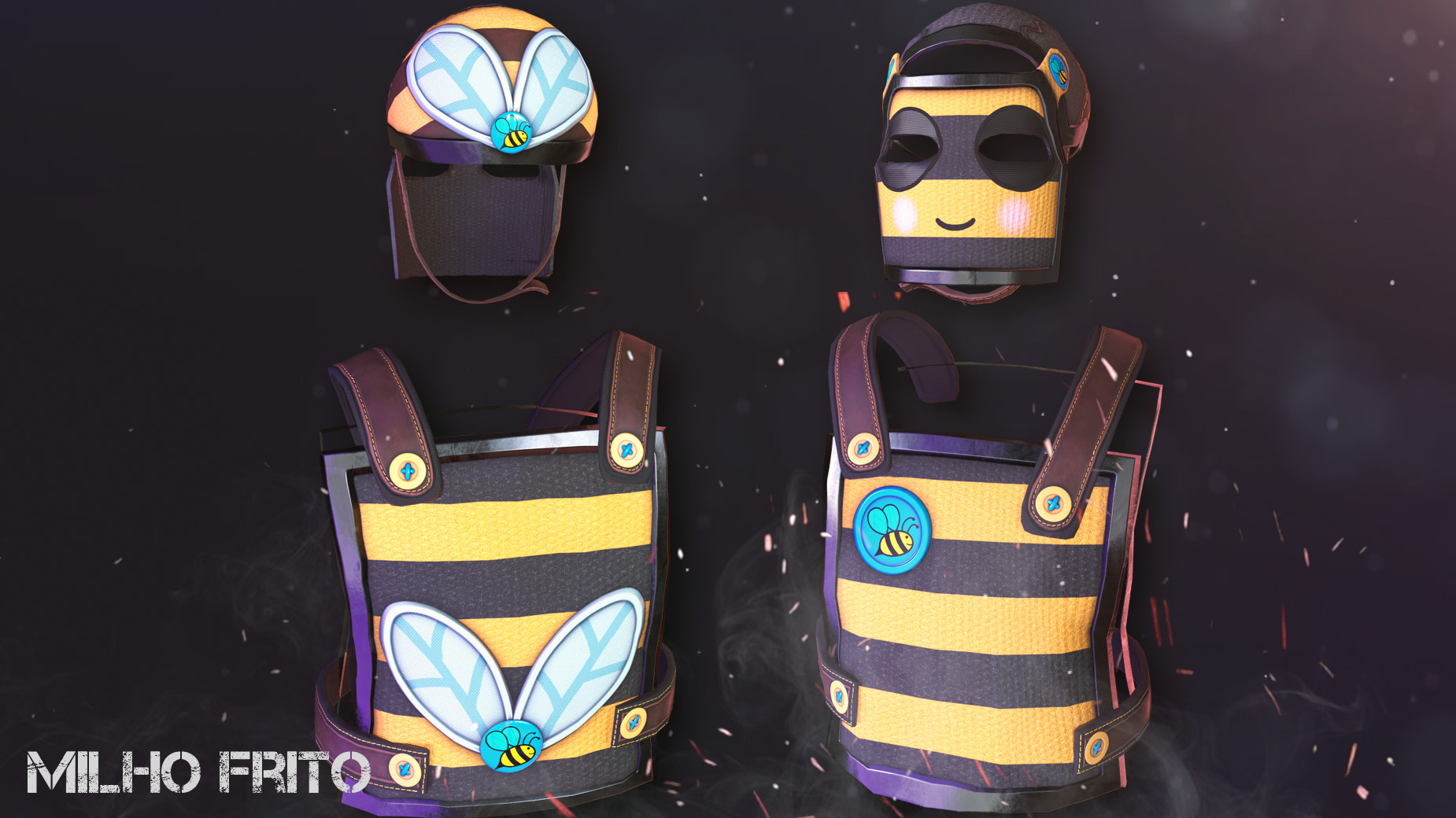 Bee Cosplay Facemask