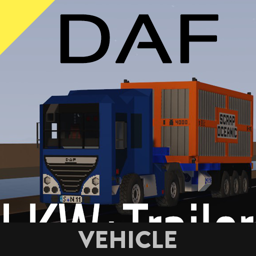 DAF - LKW mit Container-Anhänger