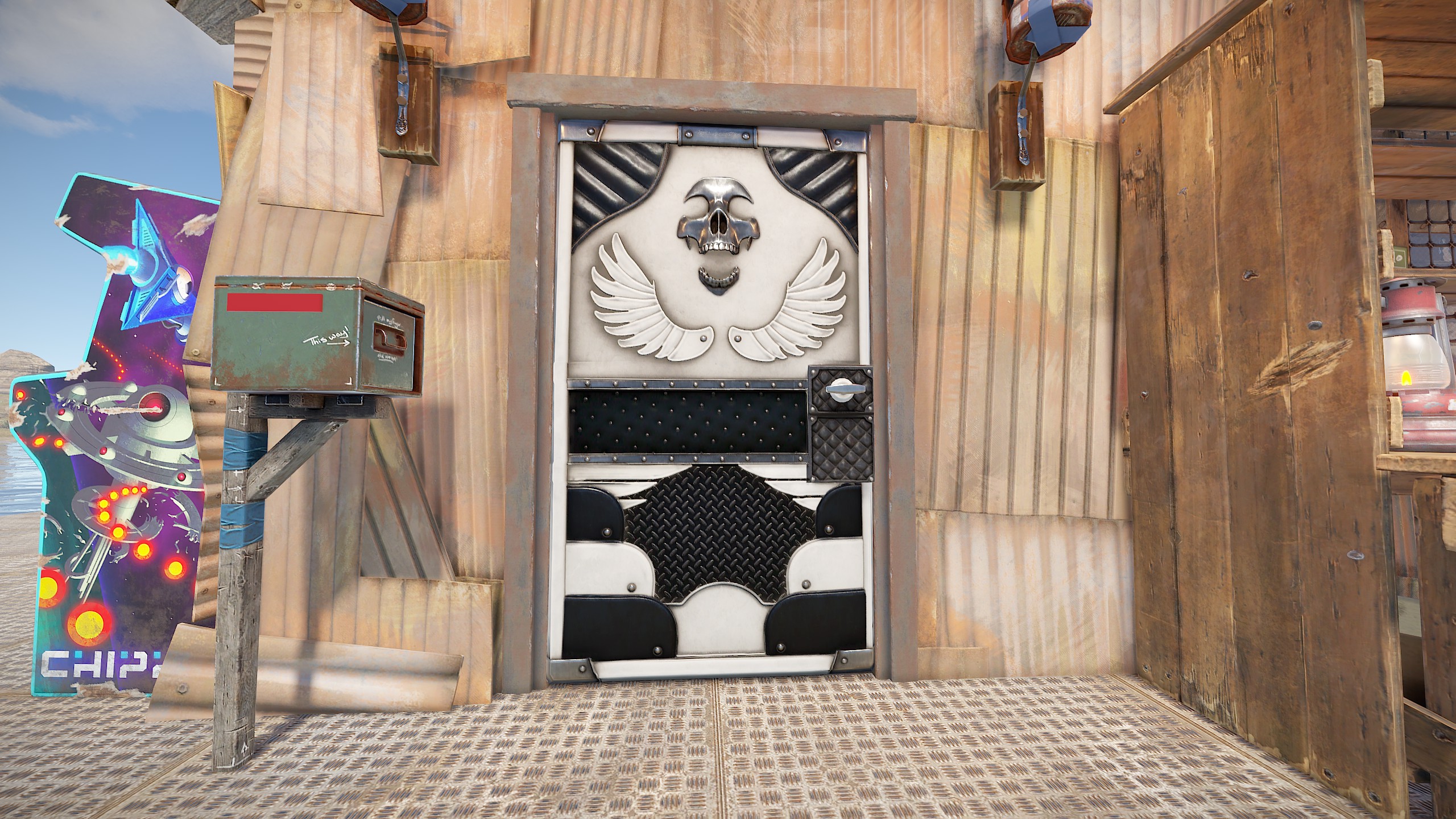 No Mercy Sheet Metal Door