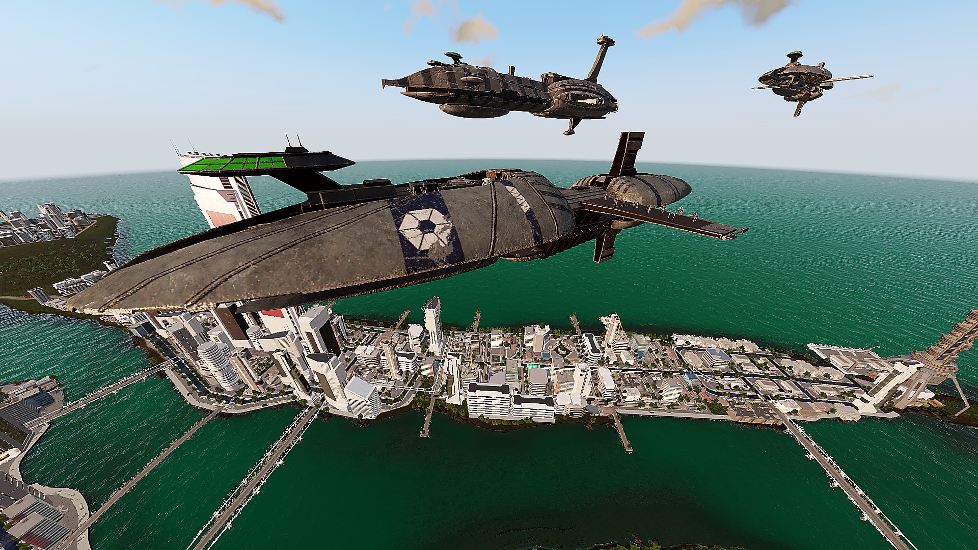 Munificent V1.6 w/Vulture Droids on the wings