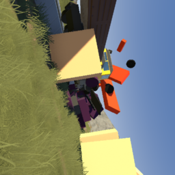 Blocksworld Foam Ryan And Culdee With Culdee Fell Coach (NOT MY CREATION CREDITS TO THE OWNER)