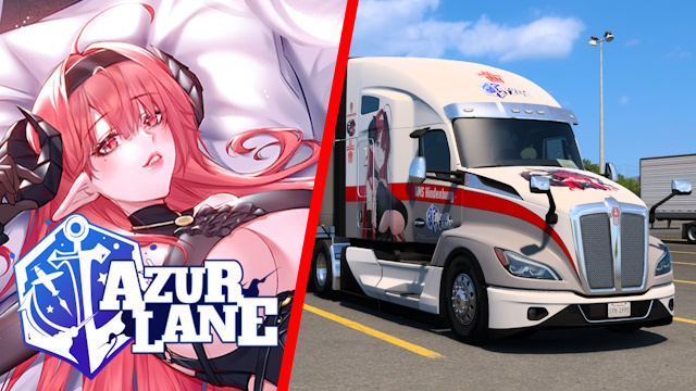 Kenworth T680 2022 KMS Hindenburg - Azur Lane [Combo Skin]