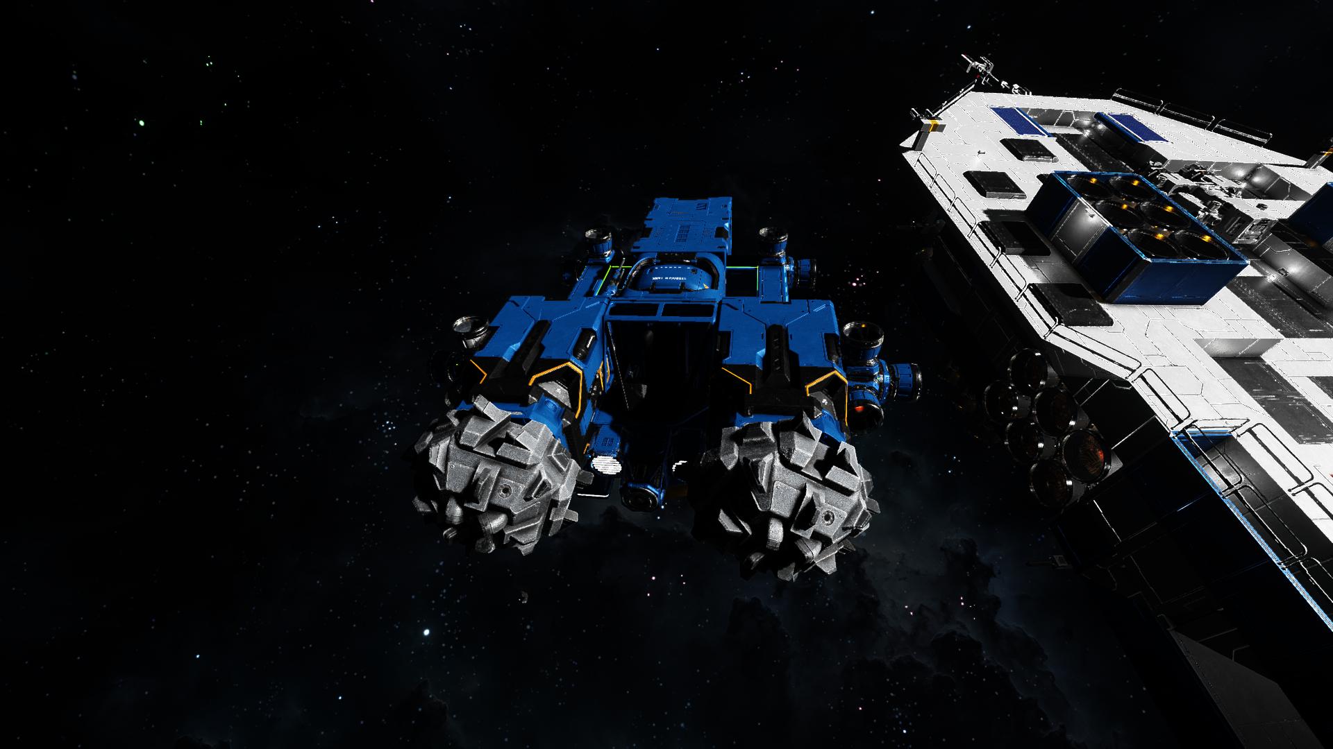 Small Hydrogen Mining Ship