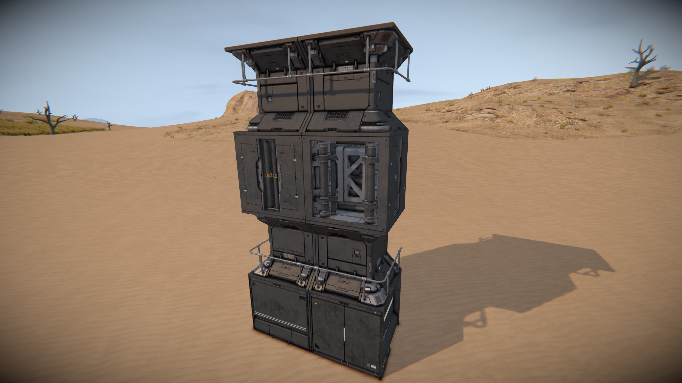 SE 1 Module - Industrial Wall Pillar 1
