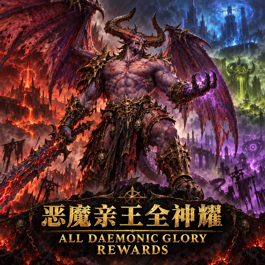 恶魔亲王全神耀奖励 | All Daemonic Glory Rewards